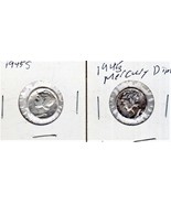 Mercury Dimes - 1945 &amp; 1945s - £8.64 GBP