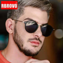 RBROVO - Original Metal Retro Sunglasses Men 2021 Brand Designer Eyeglas... - £55.82 GBP