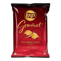 Lay's Wafer Gourmet Potato Chips Thai Sweet Chill Crispy 55gms Crisps India Lays - $6.43