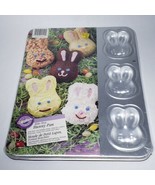 Wilton 2105-2120 Bite Sized Bunny Pan 1996 9 Molds Cookies Cakes Rice Tr... - £11.94 GBP