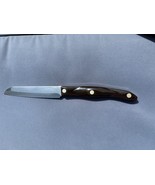 CUTCO 3721 KK Santoku Style Trimmer Serrated Knife Classic Brown Handle - $60.00