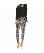 Flora by Flora Nikrooz Women s Solid Knit Top Black Med Soft Stretch - $12.62 CAD