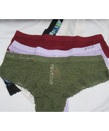 Pink by Victorias Secret Panty WEAR EVERYWHERE LACE/MESH CHEEKSTER Size ... - £11.79 GBP