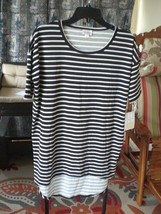 LuLaRoe Irma Black and White Stripe New with Tags - $13.52