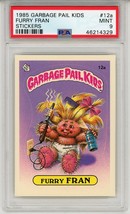 1985 Topps OS1 Garbage Pail Kids Series 1 FURRY FRAN 12a Matte Card PSA 9 - £187.68 GBP