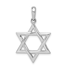 14k Gold Star of David Pendant K545 - $570.26