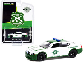 2006 Dodge Charger Police Car Green White Carabineros de Chile Hobby Exclusive 1 - £13.12 GBP