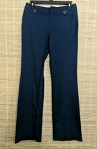 BANANA REPUBLIC MARTIN FIT WOMEN&#39;S DRESS PANTS BLUE SIZE 2 COTTON BLEND ... - $6.70 CAD