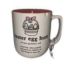 Funny White/Pink Easter Themed Mug For Parents (CHIPPED)—SHIPS IN 24 HOURS - $15.72
