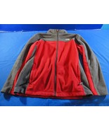 THE NORTH FACE RED FULL ZIP FLEECE COLD WEATHER JACKET BOYS YOUTH XL 18 ... - $549.36 MXN