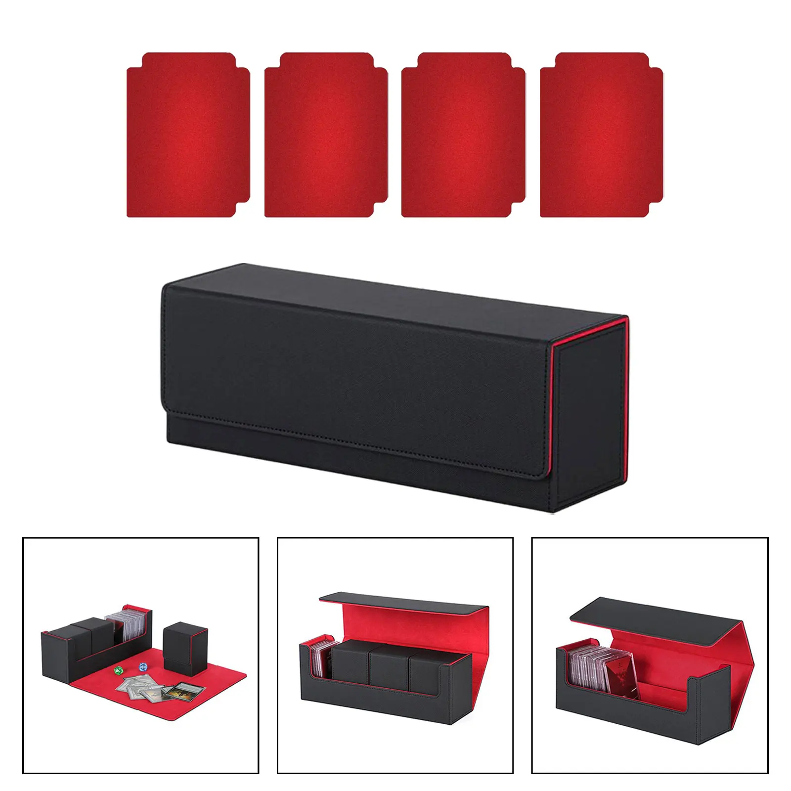 400+ Card Deck Case Trading Card Deck Box Storage Premium for TCG Baseball Card - £23.36 GBP+