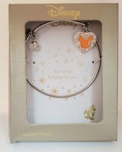 Disney Mickey Mouse Bangle Bracelet- My Heart Belongs to You - 2 Charm 2 Sided image 3