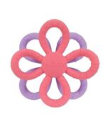 Nuby Fun Loops Flower-Shaped Teether Infant 3+ Months Pink Purple - $13.17 CAD