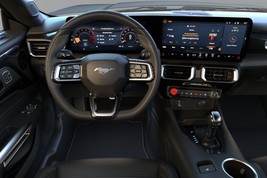 2024 Ford Mustang GT interior black | 24x36 inch POSTER | sports car - £17.65 GBP