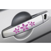 set of two fun decorative stickers for bicycle, car, flowers  bike decals. - £6.31 GBP