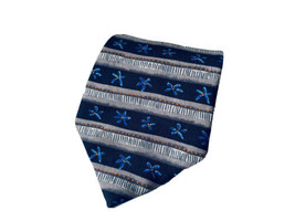 Debenham And Freebody 100% Silk Men’s Floral Stripe Design Tie Necktie ETY - £7.79 GBP
