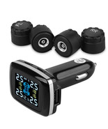 Wireless Tire Pressure Monitor Cigarette Lighter +4 External Sensor LCD ... - $1,804.00 MXN