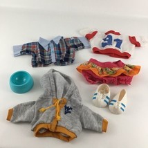 Cabbage Patch Kids Baby Doll Mixed Clothing Lot Shirts Shoes Hoodie Vintage 80s - £23.29 GBP