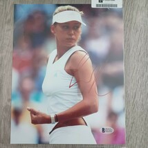 ANNA KOURNIKOVA SEXY TENNIS SIGNED AUTOGRAPH 8X10 PHOTO BAS BECKETT COA - $73.63
