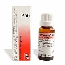 Dr Reckeweg Germany R60 Drops 22ml | 1,2,3,4,5,6,8,10,12,15,20 Pack - $12.97+