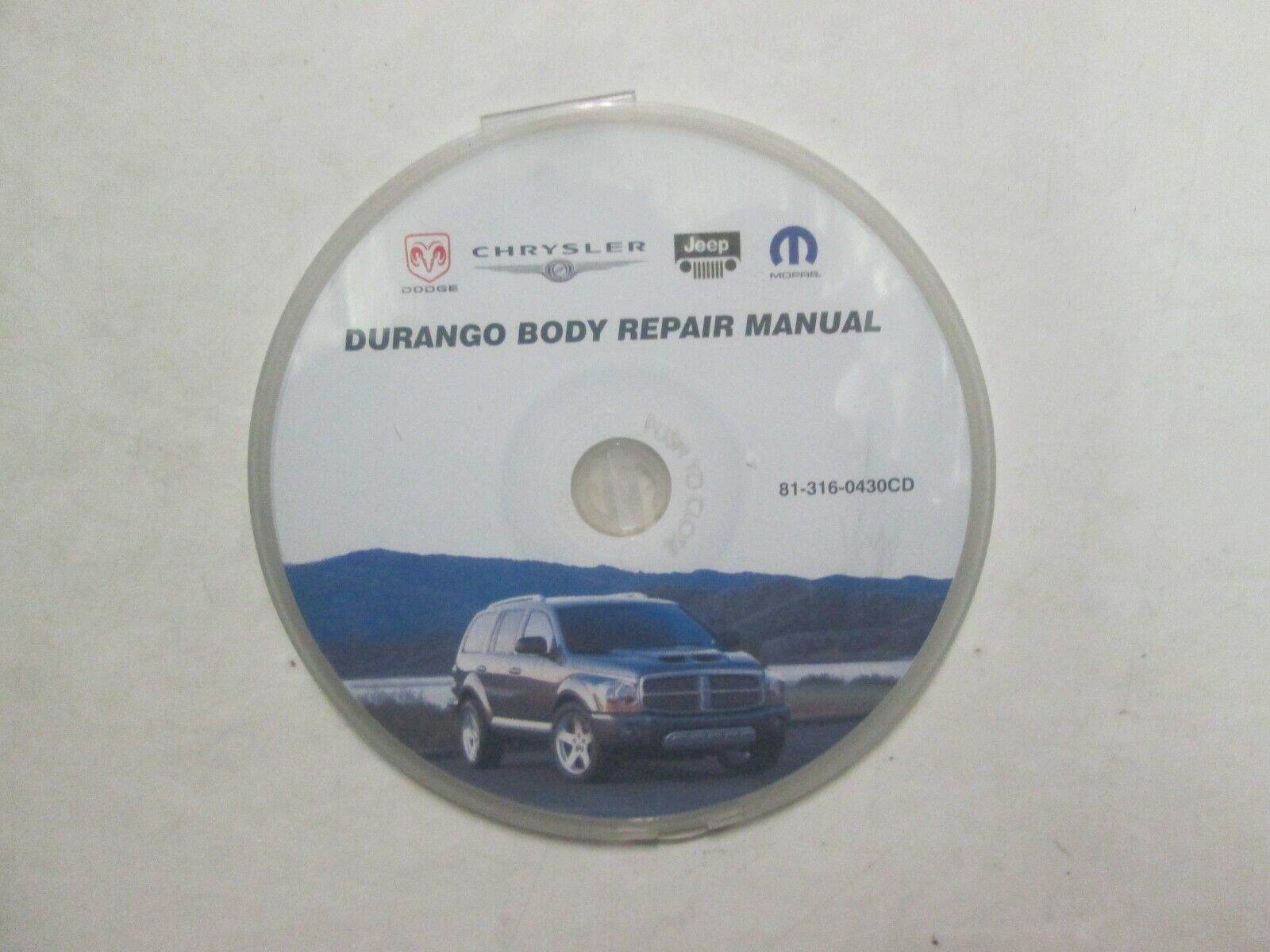 Dodge Durango Body Repair Service Manual CD 81-316-0430CD FACTORY OEM - $60.13