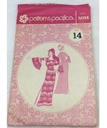 Vintage Patterns Pacifica 3014 Bell Sleeve Long Dress Hawaiian Textile W... - £39.50 GBP