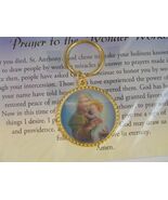 Prayer to the Wonder Worker St Anthony Holy Spirit Dove hologram key rin... - $10.00