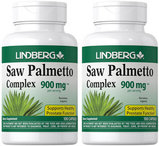 Saw Palmetto Extract 900mg Prostate Urinary Tract Health 200 Capsules Lindberg - $25.73