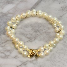 Tiffany &amp; Co Estate Pearl Bracelet 7&quot; 18k Gold 7 mm Certified $6,975 401396 - £3,738.08 GBP