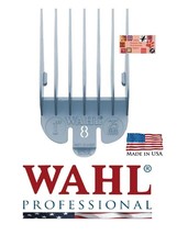 Wahl # 8 (1&quot;-25mm)PRO Color-Coded Comb Cutting Clipper Guide Blade Attachment - £5.48 GBP