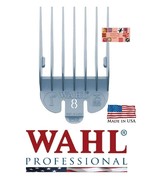WAHL # 8 (1&quot;-25mm)PRO Color-Coded COMB CUTTING CLIPPER GUIDE BLADE ATTAC... - £5.49 GBP
