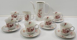 *X) Vintage ARPO Porcelain Floral Tea Pot Cup Saucer Creamer Coffee Set ... - £60.07 GBP