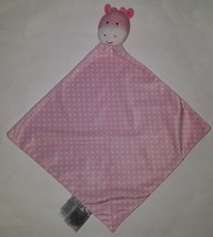 Pink Giraffe Carter&#39;s Child Mine Security Blanket Lovey Plush Rattle Pol... - $9.85