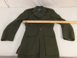 US Marine Corps Men&#39;s SACO Uniforms 37 Short Dress Alpha Coat No Belt 33017 - £51.06 GBP
