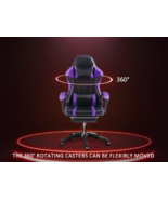 Elite Comfort Adjustable Gaming Chair with Lumbar Pillow, Headrest &amp; Foo... - $2,660.77 MXN