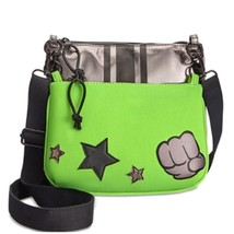 Ideology 2-in-1 Crossbody Metallic Handbag Removable Pouch, Silver Lime ... - $5.00