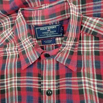 Ralph Lauren Polo Sport Sportsman Cotton Linen Blend Short Sleeve Shirt ... - $23.71