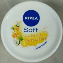 Nivea Soft Light Moisturizing Cream Tropical Fruit Vitamin E &amp; Jojoba Oil  - £11.68 GBP