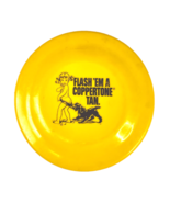 Coppertone Flash &#39;Em Tan Yellow Beach Flying Disc 9&quot; Retro Girl Dog Masc... - £15.09 GBP