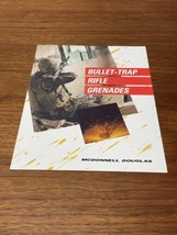McDonnell Douglas Bullet-Trap Rifle Grenades Promotional Advertisement K... - $19.80