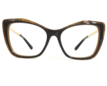 Etro Eyeglasses Frames ET2631 211 Brown Gold Cat Eye Oversized Paisley 5... - $74.75