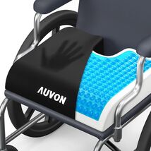 Ergonomic Gel Wheelchair Seat Cushion for Back &amp; Coccyx Pain Relief - Wa... - $93.01