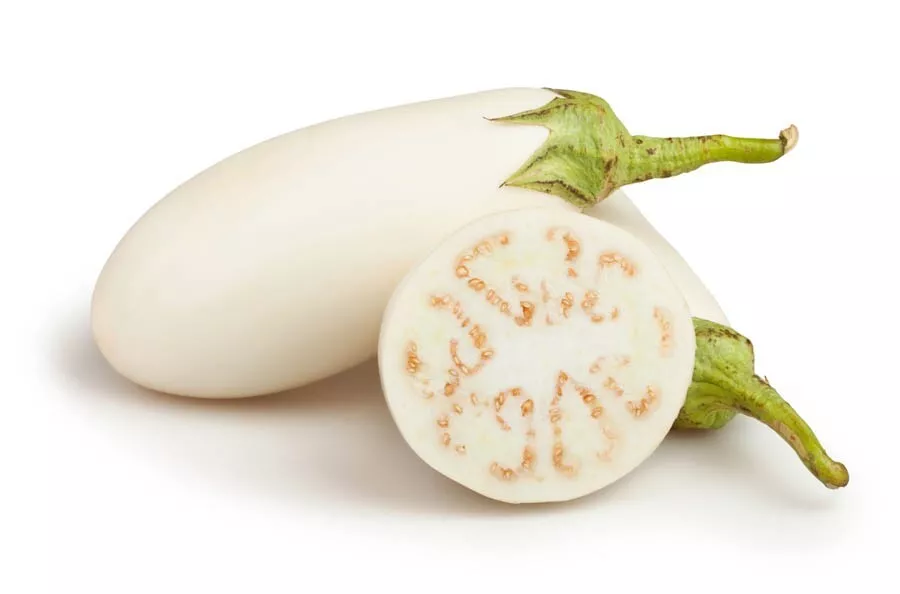 100+ CASPER WHITE EGGPLANT SEEDS - HEIRLOOM - ORGANIC - NON GMO --------... - $8.32