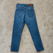 Everlane High Rise Slim Straight Cigarette Denim Jeans Button Fly - $38.69