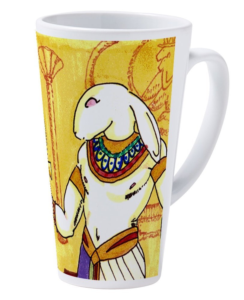 Ancient Egypt Bunny God 17 oz Latte Mug