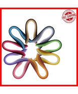 36-Color Selection of 10mm x 39cm Paper Quilling Strips - 900 Strips Total - $537.30 MXN
