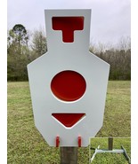 3/8&quot; AR500 TRIPLE TAP VITALS STEEL HOSTAGE REACTIVE SHOOTING TARGET w/ 2... - $6,380.98 MXN