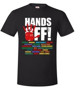 Hands Off Protest Tshirt Political Hands Off Protest Short Sleeve Anti T... - $25.71 CAD+