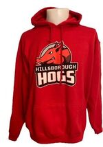Gildan Red Pullover Hooded Sweatshirt " Hillsborough Hogs Size XL - $18.99