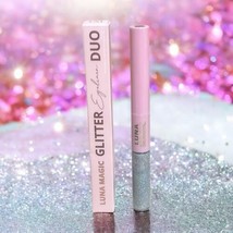 Luna Magic Glitter Eyeliner Duo in Dazzled Glitter 4 ml + Black 0.2g New... - $17.33